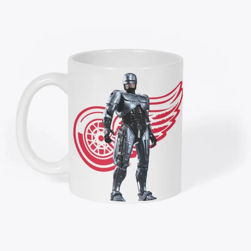 DETROIT SERIES: Robocop Red Wings Logo