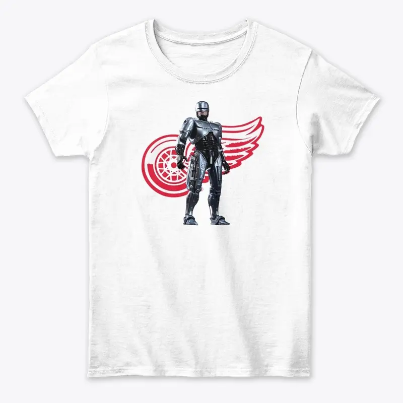 DETROIT SERIES: Robocop Red Wings Logo